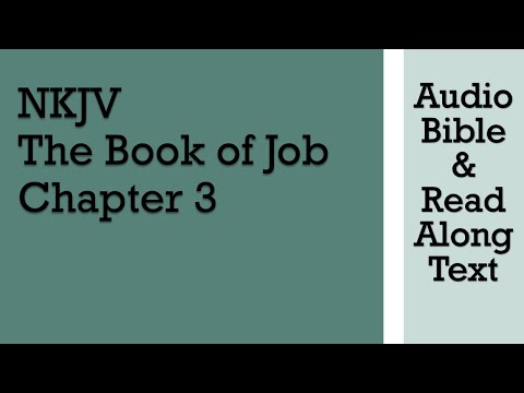 Job 3 - NKJV - (Audio Bible & Text)