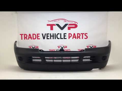 Fits Fiat Ducato 2002-2006 Front Bumper Black No Fog Holes video