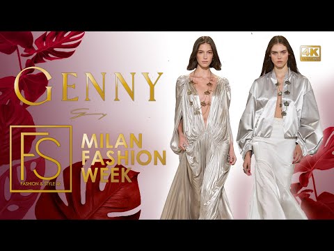 Genny Full Show Milan Fashion Week 4K Grace Cameron SS24 Sara Cavazza Facchini FASHION STYLE TV