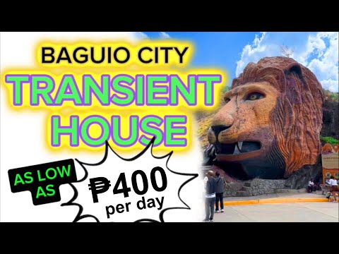 WHERE TO STAY IN BAGUIO CITY | AFFORDABLE TRANSIENT HOUSE