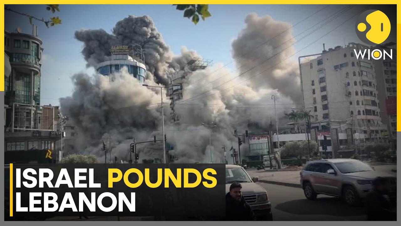 Explosions Reported in Southern Lebanon's Tyre Killing At Least 10 in Israeli Strikes | WION News