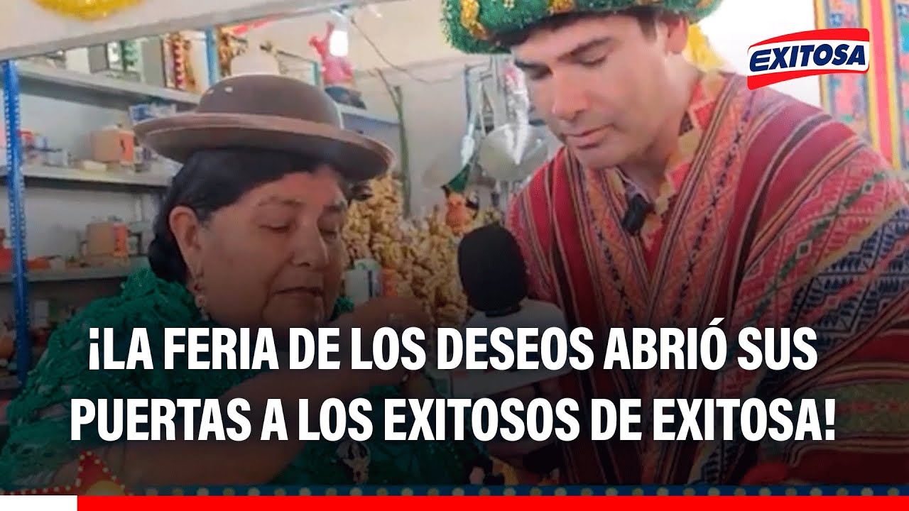 🔴🔵 ¡La Feria de los Deseos abrió sus puertas a Los Exitosos de Exitosa!