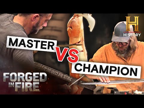 Battling the Gladiator of the Forge (Season 10) | Forged in Fire
