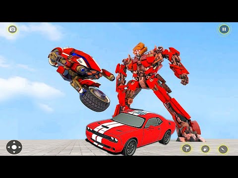 Futuristic Flying Super Grand Police Robot Transform Bike #3 - Android Gameplay