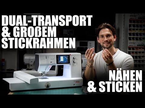bernette b79 - Nähen und Sticken mit Dual-Transport & großem Stickrahmen