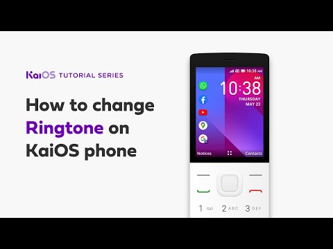 How to change ringtone on KaiOS phone