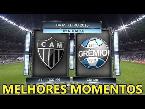 Gols e Melhores Momentos, Atletico Mineiro 0 x 2 Grêmio - Brasileirão 13/08/2015