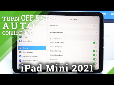 How to Turn On/Off Auto-Correction on iPad mini 2021 – Text Correction
