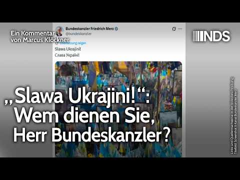 „Slawa Ukrajini!“: Wem dienen Sie, Herr Bundeskanzler? | Marcus Klöckner | NDS-Podcast Video-Thumbnail von YouTube