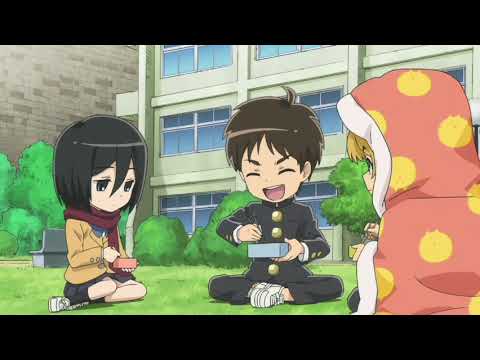 Lunch Time with Eren, Mikasa, Armin & Annie | AOT : Junior High