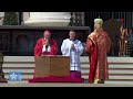 Eastern Catholics Chanting Christos Anesti Christ Is Risen For Pope Francis