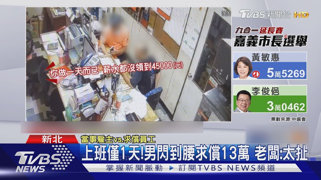 上班僅1天！男閃到腰求償13萬　老闆：太扯