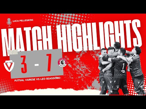 ⚽ Futsal Varese - Futsal Leo Biassono 3-7 | Highlights Calcio a 5 | ⚪🔴