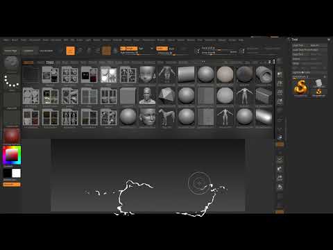 How to reduce button size in zbrush 2022.0.5
