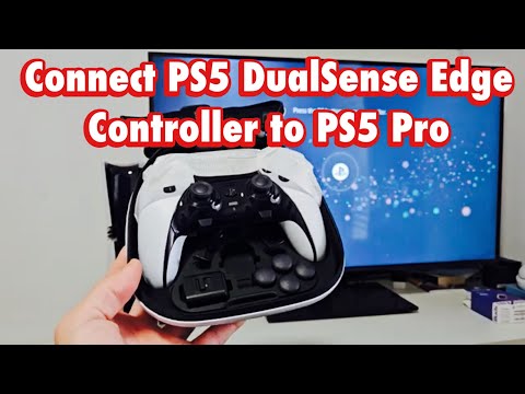 Connect PS5 DualSense Edge Controller to PS5 Pro Console
