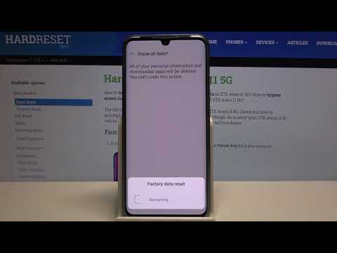 How to Factory Reset ZTE Axon 11 - Hard Reset via Settings | Wipe All Data
