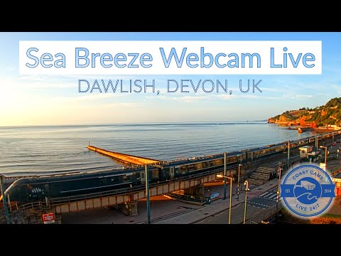 Sea Breeze Cam, sponsored by Cofton Holidays - Dawlish Webcam - 4k Webcam