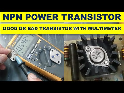 image-How do you test a transistor with a multimeter?