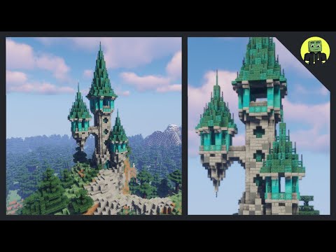 How To Build A Wizard Tower in Minecraft!!