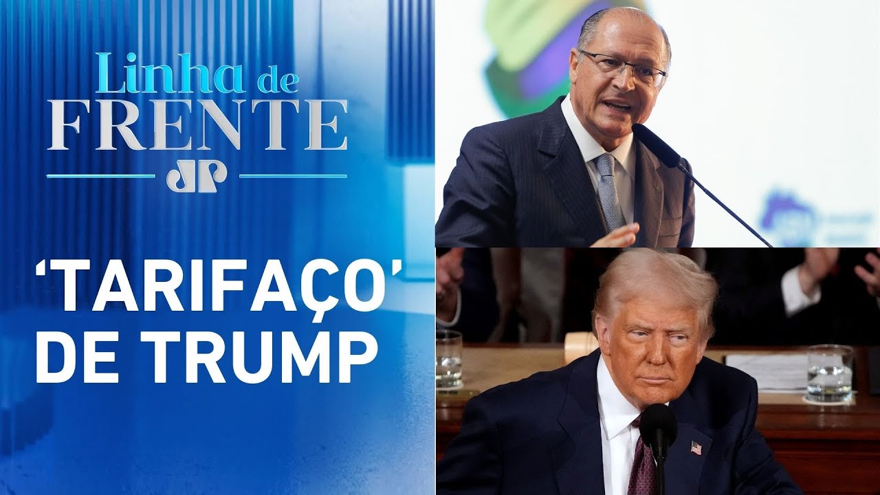 Alckmin pede que Estados Unidos adie taxação de produtos do Brasil | LINHA DE FRENTE