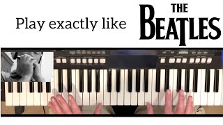 Little Child - piano tutorial - The Beatles