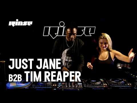 Just Jane B2B Tim Reaper | Rinse FM | Bass, Grime & Techno Set