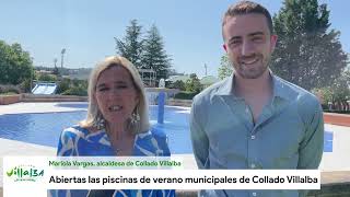 Abren al público las piscinas de verano municipales de Collado Villalba
