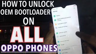 ALL OPPO BOOTLOADER UNLOCK - OEM Unlocking in Developer Settings