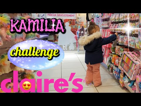 KAMILIA fait son premier challenge CLAIRE'S - Elle dévalise le magasin!