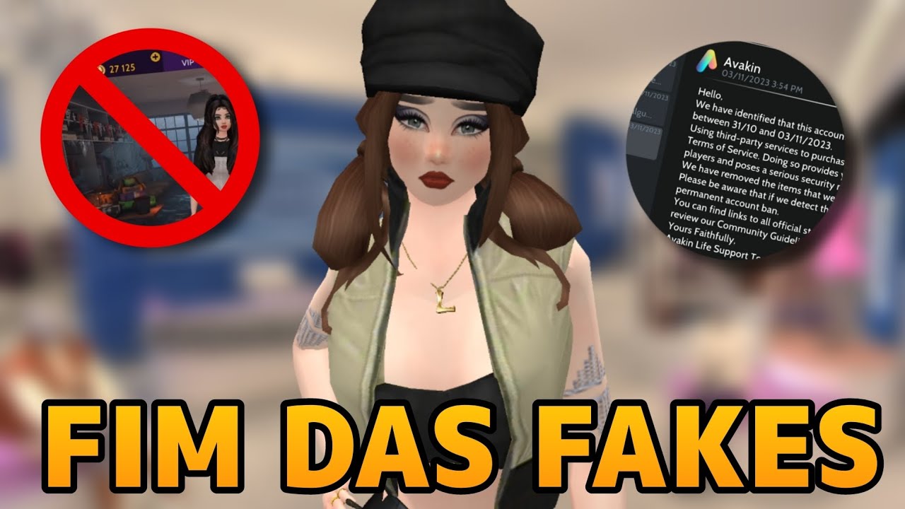 FIM DAS FAKES! AVAKIN BANINDO CONTAS *acabou*