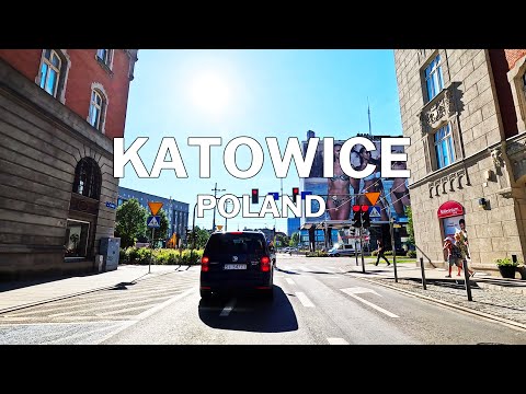 Katowice, Poland - Driving Tour 4K
