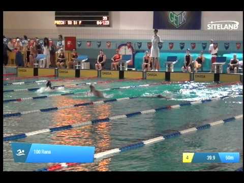 Serie 18 dei 100 Rana  Assoluti Maschi Master - Campionati Regionali Masters 2014 di Veneto e Friul