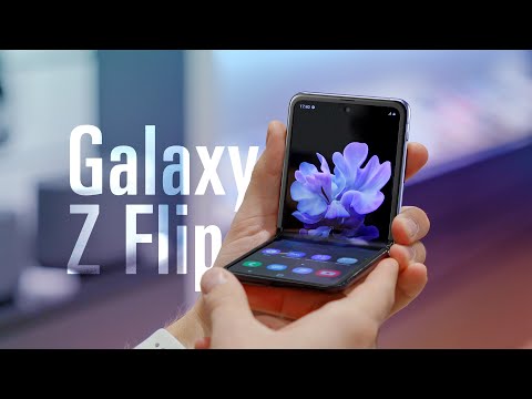 Смартфон Samsung Galaxy Z Flip 8/256Gb фиолетовый - Видео