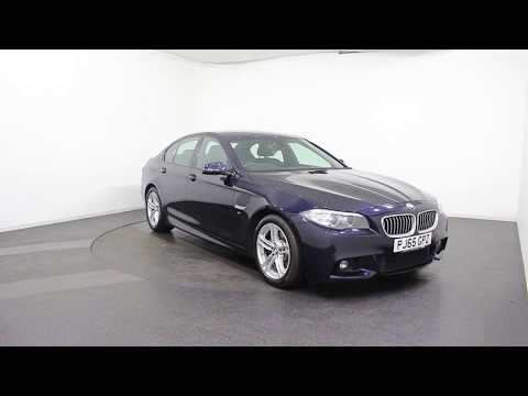 PJ65GPZ BMW 5 SERIES 2.0 518D M SPORT 4d AUTO 148 BHP SAT NAV
