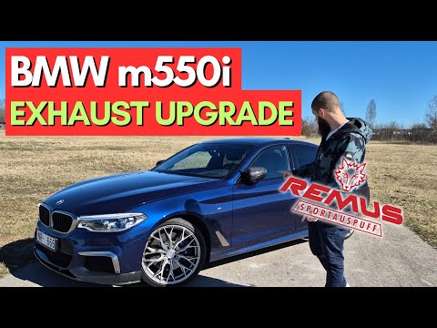 G30 m550i Upgrades to Remus Cat-back Exhaust and Carbon Parts