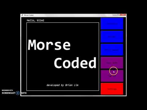 15 112 Term Project Morse Coded