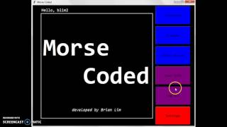 15-112 Term Project: Morse Coded