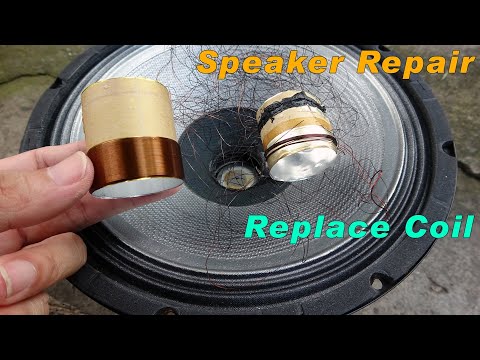 Speaker repair | Replace The Speaker Voice Coil