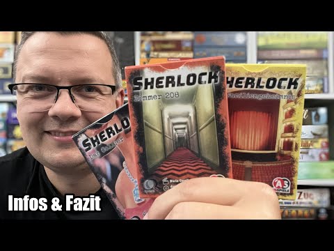 Sherlock - Das Collier + Zimmer 208 + Das Familiengeheimnis (Abacusspiele) - kurze Infos