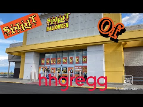 Spirit Halloween inside abandoned HH Gregg-Erie,PA