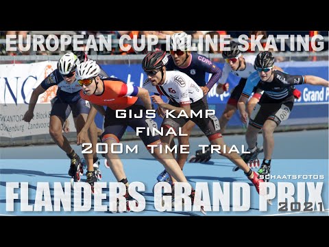 Gijs Kamp Final 200m Dual Time Trial EC Flanders Grand Prix 2021