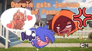 Darwin gets jealous of Penny//Tawog