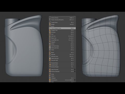 Cinema 4D HARD SURFACE TUTORIAL HOW to MODEL 04