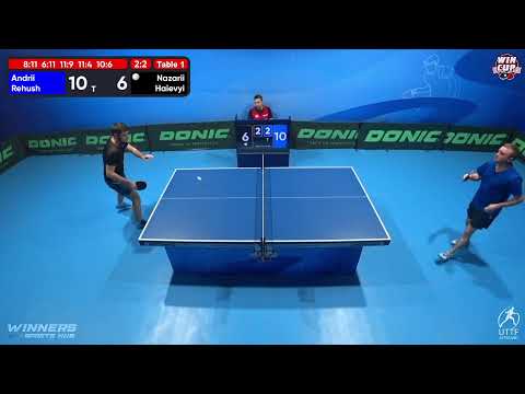 08:30 Andrii Rehush 3 - 2 Nazarii Haievyi West 1 WIN CUP 22.11.2022 | TABLE TENNIS WINCUP