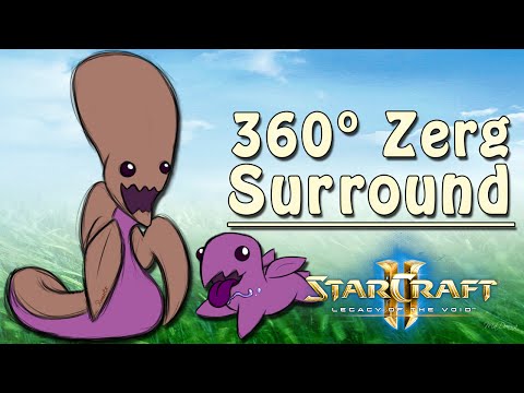 360 Degree Zerg Surround - SC2 Quick Tips