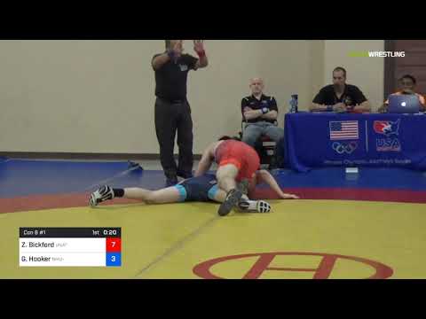 2018 Marine Corps US Open/Senior Men's Greco-Roman 82 Con 8 #1 - Zackery Bickford (Unat) Vs. Georg