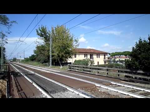 E655.279 + carro armato cingolato + carro scudo, in transito a Capannelle