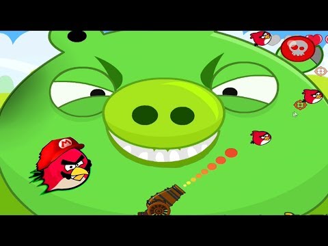 Angry Birds Collection 2 - CANNON SHOOT BIRDS TO PIGGIES