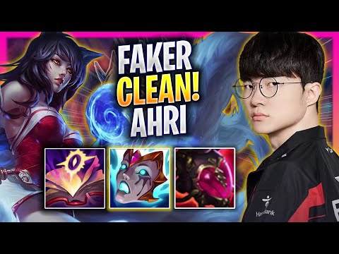 FAKER IS SUPER CLEAN WITH AHRI! - T1 Faker Plays Ahri MID vs Vel'koz! | Season 2025