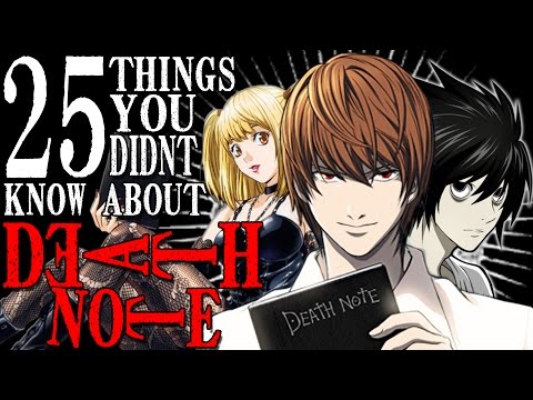 25 Things You Probably Didn't Know About Death Note! (25 Facts) | The Week Of 25's #3 Video